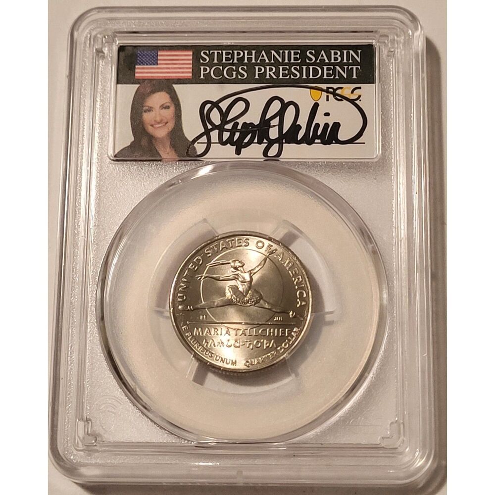 2023 P Maria Tallchief Quarter MS66 PCGS Stephanie Sabin Signed